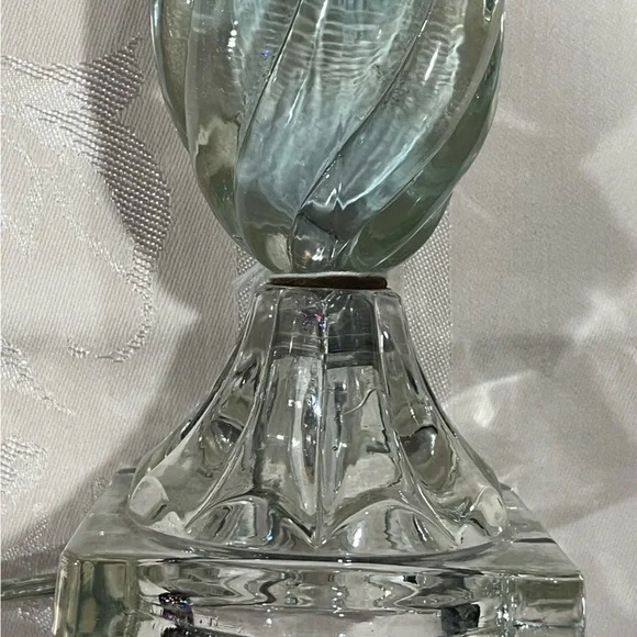Antique Glass Table Lamp - Picture 5 of 12